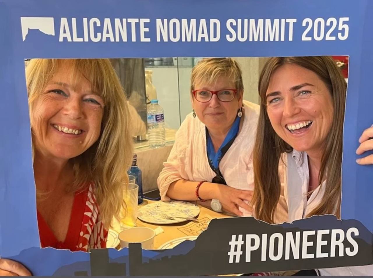 Speakers and organizers of the Alicante Nomad Summit sharing insights
